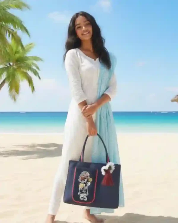 'Gudiya' Denim Tote Bag