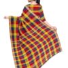 Multicolor Check Cotton Saree - Image 2