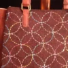 Intercircle Brown Tote Bag - Image 2