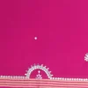 Cotton Pink Aari Saree - Cutwork - Image 3