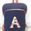 Denim Backpack - 'A' Alphabet