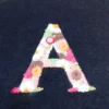 Denim Backpack - 'A' Alphabet - Image 3