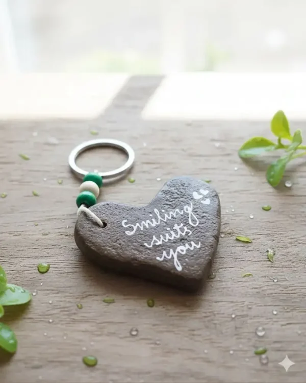 Smile Thought Keyring