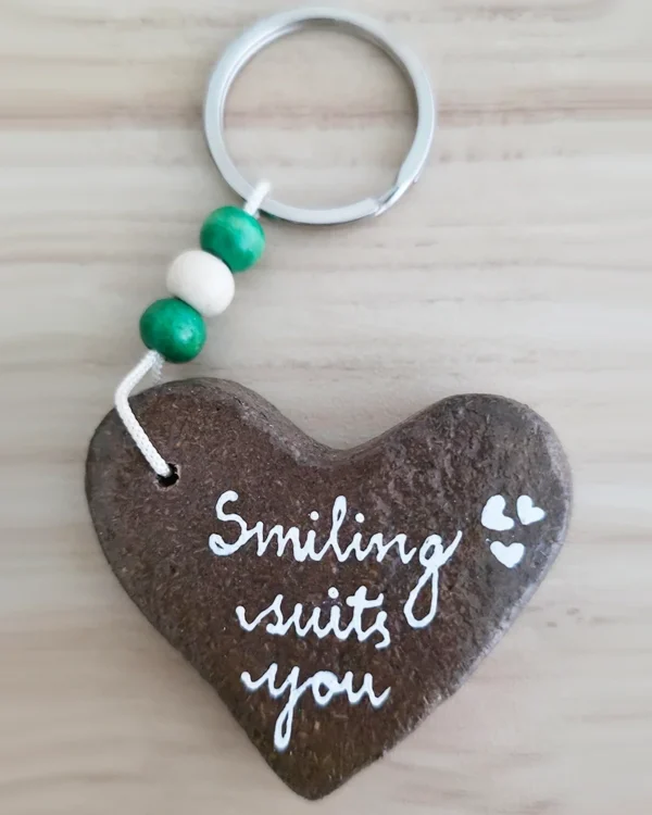 Smile Thought Keyring