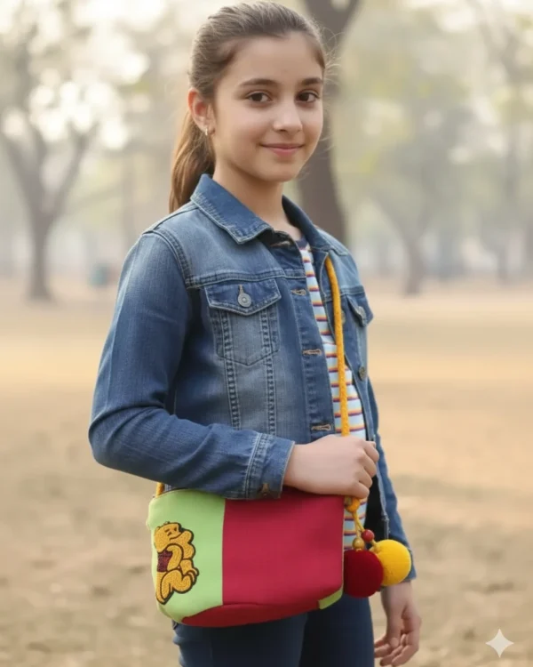 Green n Red Pooh Bag