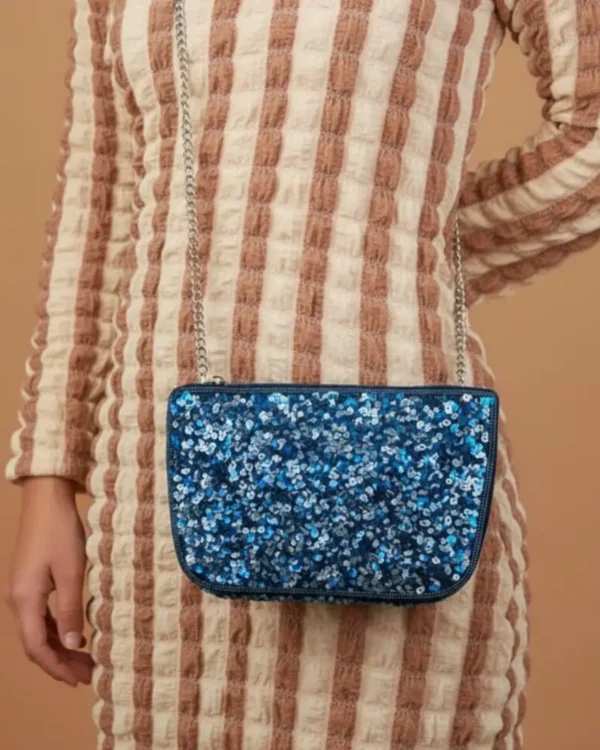 'Blue Glitter' Bag