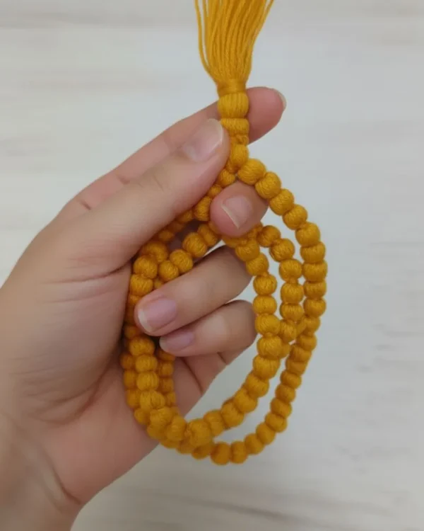 Yellow Cotton Jaap Maala