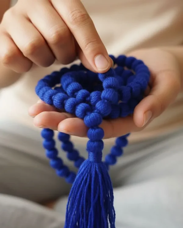 Blue Cotton Jaap Maala