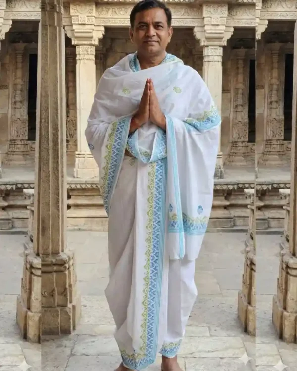 Block Print Dhoti Dupatta