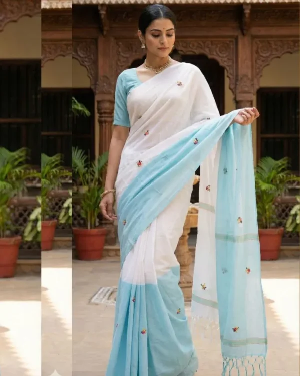 Neel Shwet Saree