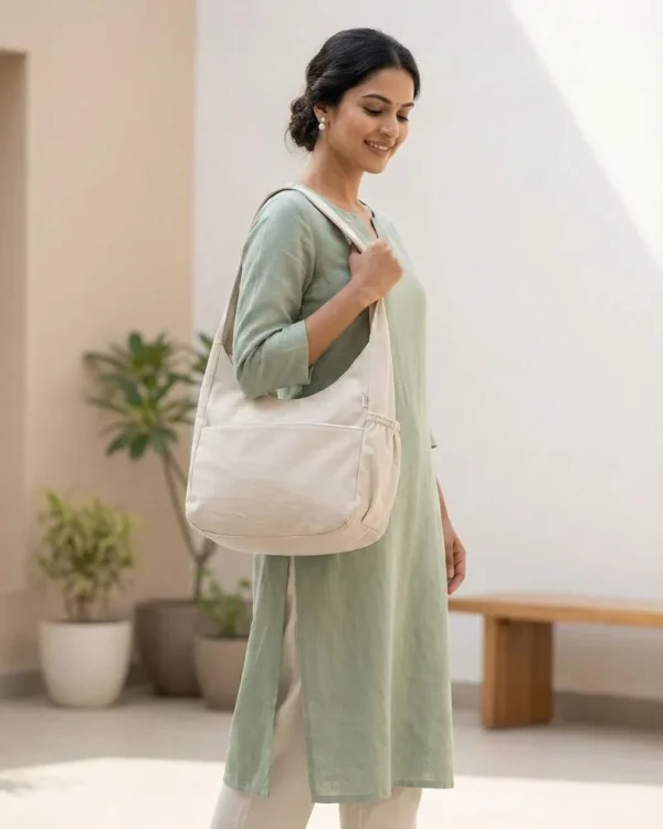 Desi White Tote Bag
