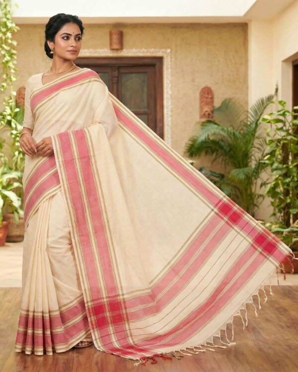Kinari Cotton Saree