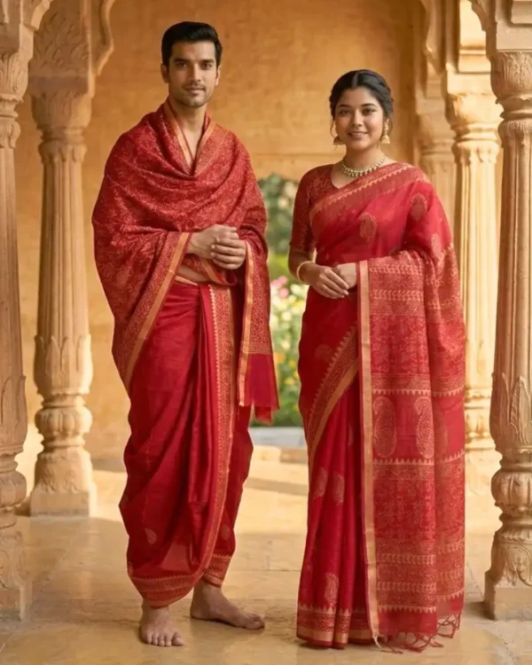 Heritage Red Couple Set