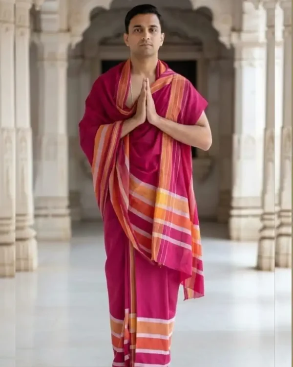 Pink Radiance Dhoti Dupatta