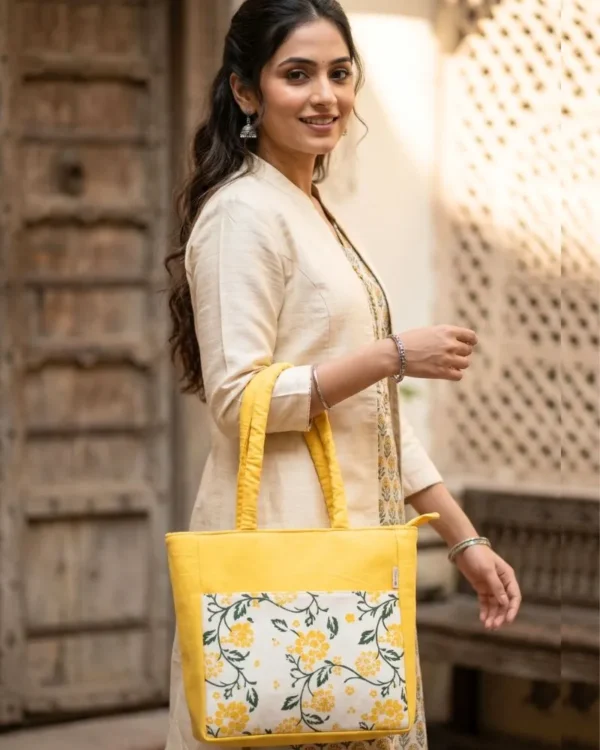 Yellow Tote Bag