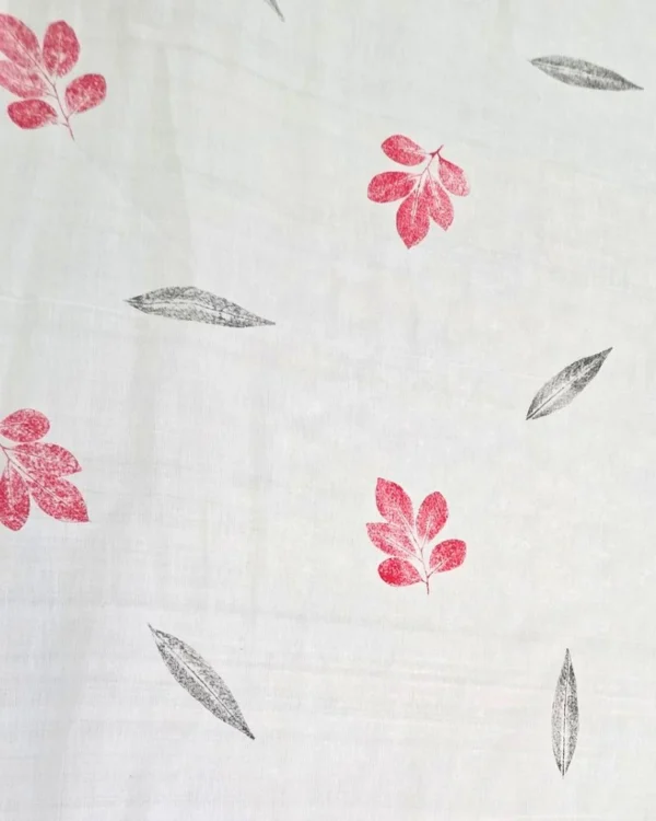 Viral Leaf Print Fabric